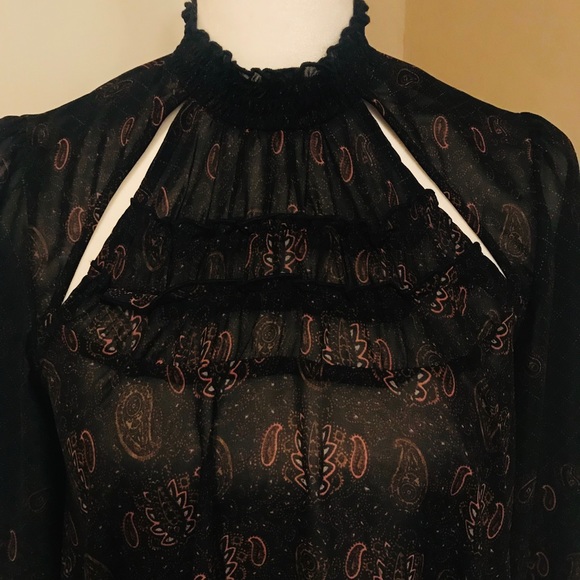 Chiffon Free People tunic - Picture 1 of 5